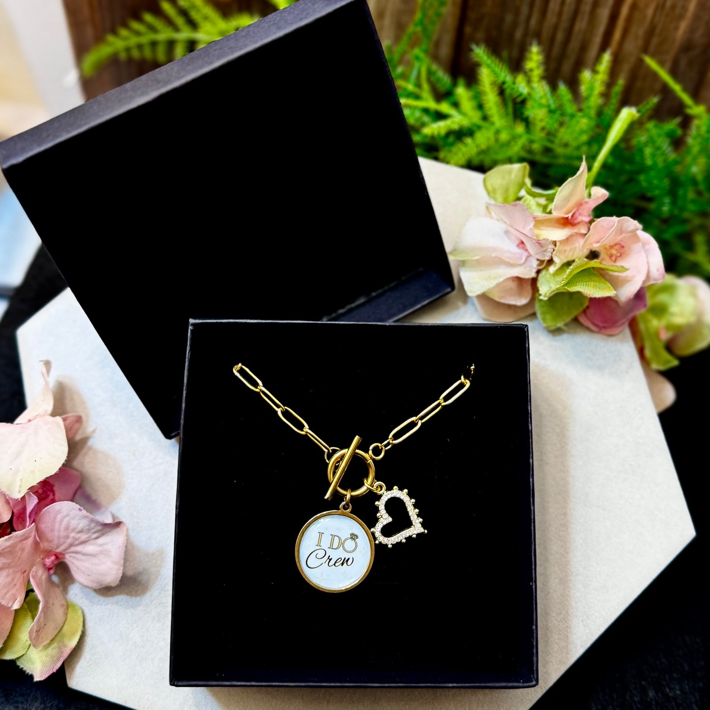 bridesmaid proposal gift charm bracelet