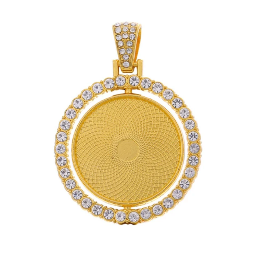 gold Double side Bouquet Charm DIY Kit Wedding Photo Charms