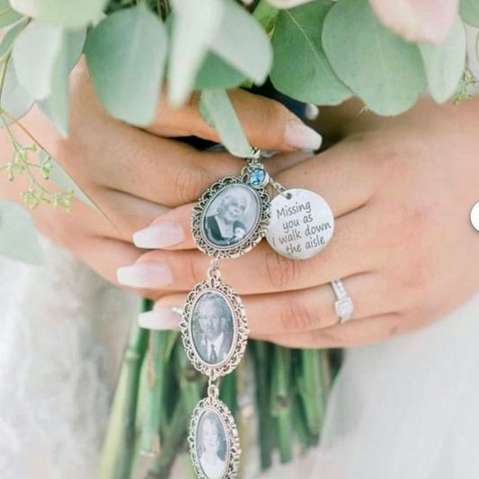 Brides Bouquet in Memory of Keepsake