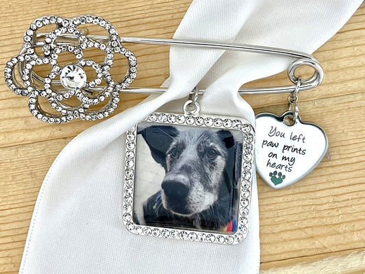 Pet memorial gift for loss of pet dog or cat for wedding 