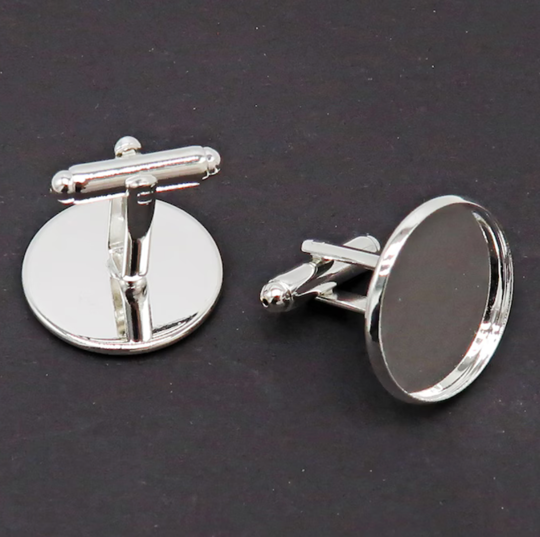 Photo Cufflinks, Personalized Father of the Bride - Wedding Keepsake For Dad