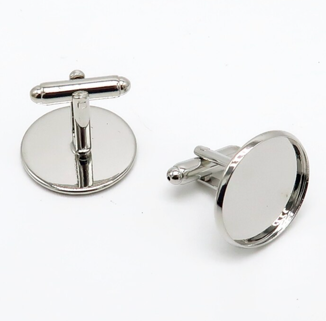 Photo Cufflinks, Personalized Father of the Bride - Wedding Keepsake For Dad