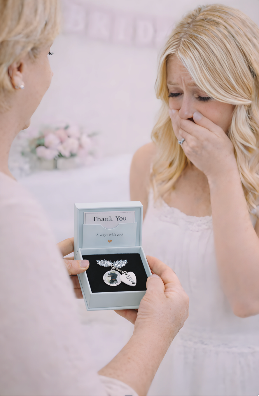 "Always on my mind" Charm with Saying Round