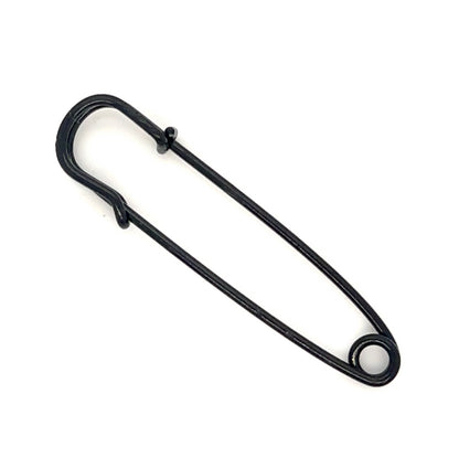 black safety pin